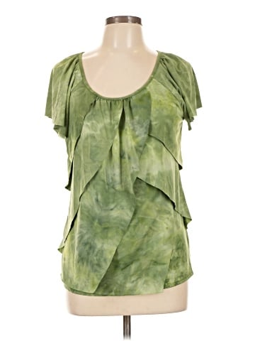 NY Collection Short Sleeve Blouse (view 1)