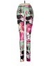 ShoSho 100% Spandex Print Green Leggings One size - photo 2