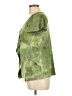 NY Collection Tie-dye Green Short Sleeve Blouse Size L - photo 5