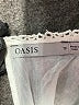 oasis 100% Modal Ivory White 3/4 Sleeve Blouse Size 10 - photo 3