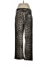 STUDIO BLUE Animal Print Gold Jeans Size 32 waist - photo 2