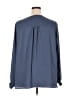 Pleione 100% Polyester Blue Long Sleeve Blouse Size 2X - photo 2