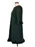 CeCe 100% Polyester Solid Green Casual Dress Size 10 - photo 5