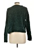 Double Zero Solid Green Pullover Sweater Size L - photo 2