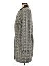 Ellen Tracy Houndstooth Multi Color Gray Coat Size M - photo 5