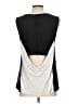 HEATHER 100% Silk Black Sleeveless Top Size L - photo 2