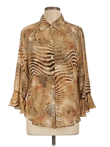 Michele Michelle 3/4 Sleeve Blouse (view 1)