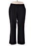Rafaella Solid Black Dress Pants Size 22 - photo 1