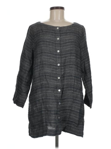 Eileen Fisher 3/4 Sleeve Button-Down Shirt (view 1)