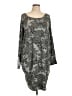 bryn WALKER Paisley Gray Casual Dress Size L - photo 1