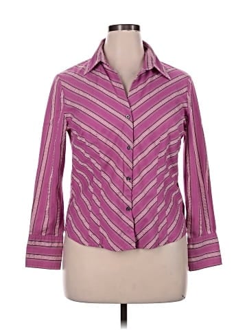 Worthington 3/4 Sleeve Button-Down Shirt (view 1)