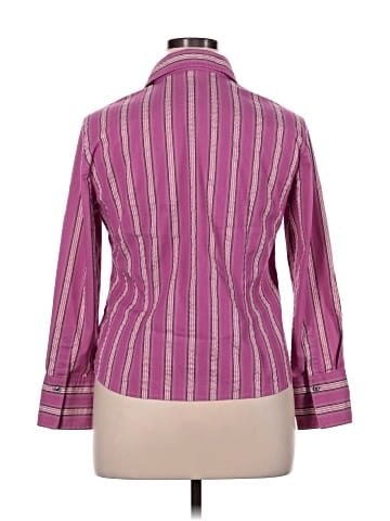 Worthington 3/4 Sleeve Button-Down Shirt (view 2)