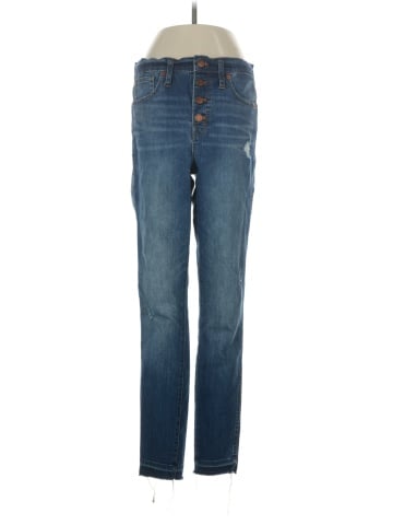 Madewell 10" High-Rise Skinny Jeans: Drop-Hem Edition (view 1)