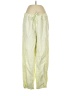 J.Jill 100% Linen Green Ivory Linen Pants Size M - photo 1