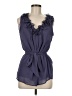 Adiva 100% Polyester Purple Sleeveless Blouse Size M - photo 1