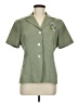 Studio 1 100% Polyester Green Short Sleeve Polo Size 8 - photo 1