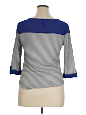 Ashley Blue 3/4 Sleeve Top (view 2)
