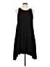 Milly 100% Viscose Solid Black Casual Dress Size 10 - photo 1