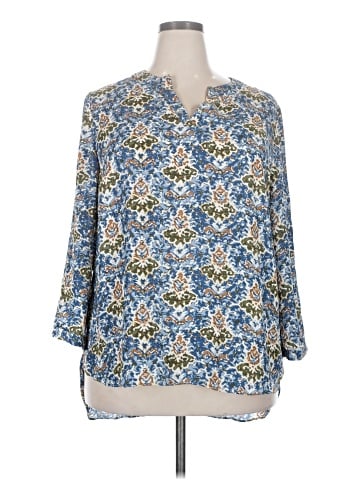 Cato 3/4 Sleeve Blouse (view 1)