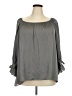Max Studio Gray 3/4 Sleeve Blouse Size 3X - photo 1