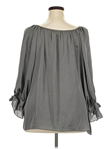 Max Studio 3/4 Sleeve Blouse (view 2)