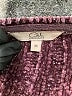 Easel 100% Polyester Metallic Burgundy Pullover Sweater Size M - photo 7