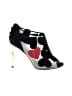 Diane von Furstenberg Hearts Black Heels Size 6 1/2 - photo 1