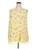 dip Yellow Sleeveless Blouse Size 3X - photo 1
