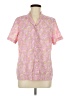 Blair Paisley Pink Short Sleeve Blouse Size M - photo 1
