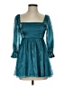 Thirty/Thirty 100% Polyester Teal Cocktail Dress Size S - photo 1