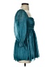 Thirty/Thirty 100% Polyester Teal Cocktail Dress Size S - photo 4