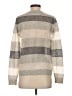 Minnie Rose 100% Cashmere Stripes Gray Cashmere Pullover Sweater Size S - photo 2