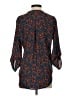 Lush 100% Polyester Blue 3/4 Sleeve Blouse Size S - photo 2