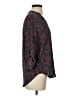 Lush 100% Polyester Blue 3/4 Sleeve Blouse Size S - photo 4