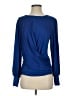 Eclair Blue Long Sleeve Blouse Size S - photo 1