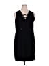 MICHAEL Michael Kors Solid Black Casual Dress Size XL - photo 1