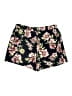 Shein Curve 100% Polyester Floral Black Shorts Size 22 Plus (5) - photo 2