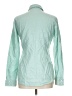 Theory 100% Cotton Green Long Sleeve Button-Down Shirt Size L - photo 2