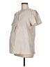 Ingrid + Isabel Tan Short Sleeve Blouse Size Med Maternity (2) - photo 1