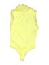 CQ by CQ 100% Polyester Yellow Bodysuit Size L - photo 2