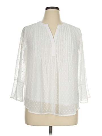 Style&Co 3/4 Sleeve Blouse (view 1)