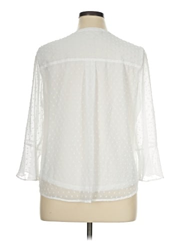 Style&Co 3/4 Sleeve Blouse (view 2)
