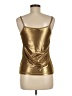 Cache Metallic Gold Sleeveless Top Size M - photo 2
