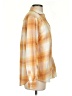 Weatherproof Plaid Orange Long Sleeve Button-Down Shirt Size S - photo 4