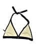 BCBGMAXAZRIA Solid Black Swimsuit Top Size S - photo 2