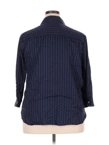 Foxcroft 3/4 Sleeve Button-Down Shirt (view 2)