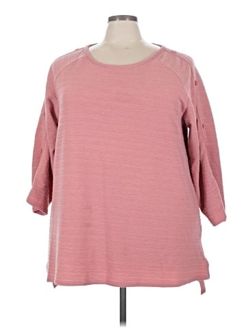 New York Laundry 3/4 Sleeve Top (view 1)