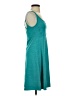PrAna Solid Teal Casual Dress Size S - photo 4
