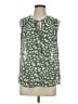 Fun2Fun 100% Polyester Green Sleeveless Blouse Size L - photo 1
