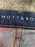 Mott & Bow Chevron-herringbone Blue Jeans Size 28 waist - photo 4